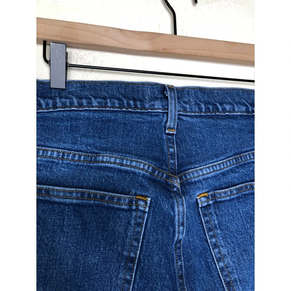 Abercrombie Fitch 90's Straight Ultra High Rise Mid Wash Denim‎ Jeans W50 L31